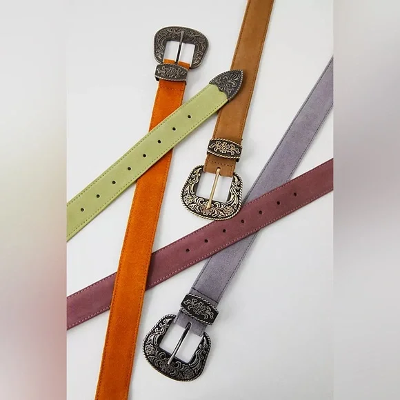 New🌟Free People-Black Rock Western Belt- Morning oj - Picture 3 of 9